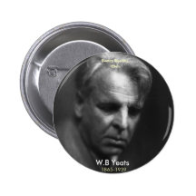W.B. Yeats Anstecknadelbutton