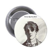 W.B. Yeats Anstecknadelbutton
