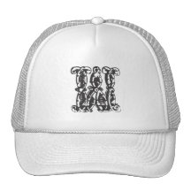 W-Initialen-Monogramm Kult Mützen