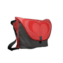 Wachsende Herz-Bote-Tasche Kurier Taschen