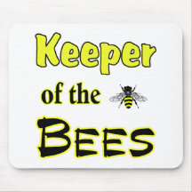 Wächter der Bienen dunkel Mousepad