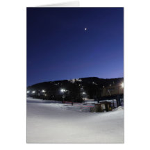 Wachusett Gebirgswinter-Mond Karten