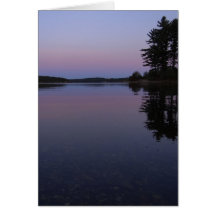 Wachusett Sonnenuntergang-Anmerkungs-Karte