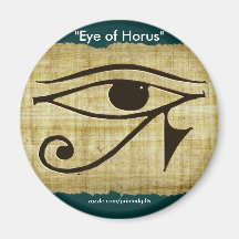 WADJET AUGE VON HORUS auf Papyrus-Geschenk-Reihen Kühlschrankmagnet