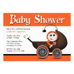 Wagen-Halloween-Babyparty-Einladungen
