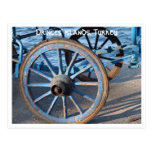 Wagen-Rad-Postkarte