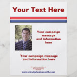 Wahl-Kampagnen-Flyer-Schablone
