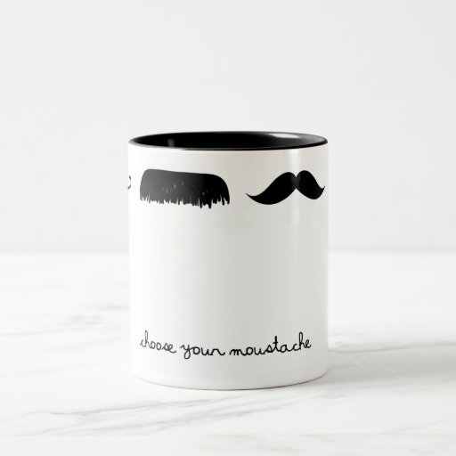 wählen Sie Ihren Schnurrbartbecher Tee Tasse