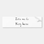 Wählen Sie mich aus! Auto Sticker