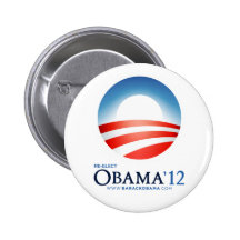 Wählen Sie Obama 2012 wieder Buttons