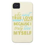 Wahre Liebe der Liebe-| wirklich selbst iPhone 4 Case-Mate Hülle