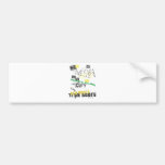 Wahrheits-Stadt @zazzle Blaupause cover.ai Auto Sticker