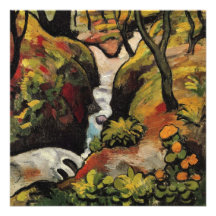 Waldbach bis August Macke Vintager Expressionismus Einladungen