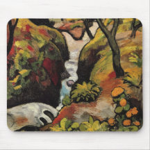 Waldbach bis August Macke Vintager Expressionismus Mauspads