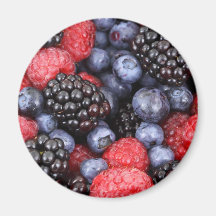 Waldfrucht-Hintergrund Magnets
