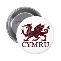 Wales CYMRU Buttons