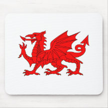 Waliser-Drache Mousepads