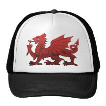 Waliser-Drache Trucker Caps