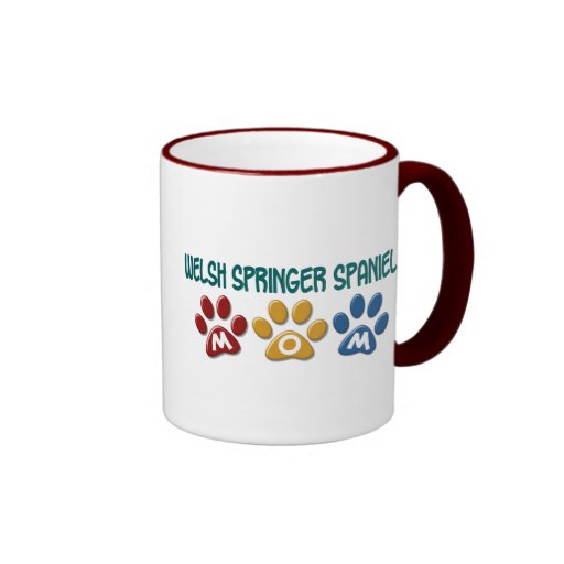WALISER-SPRINGERSPANIEL Mamma-Tatzen-Druck 1 Kaffee Tassen
