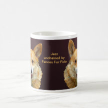 Walisercorgi-"Jazz-" Zäune für Fido Kaffeehaferl