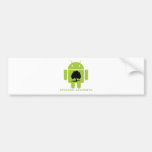 Walisische Explosion (Wanze Droid Eichen-Baum-Silh Auto Sticker