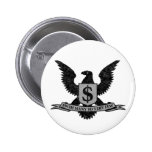 Wall Street Habsucht-Siegel Button
