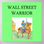 Wall Street Vorrat, Marktinvestor Plakatdruck