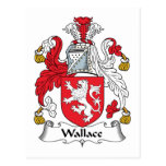 Wallace-Familienwappen Postkarten