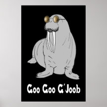 Walross-Plakat