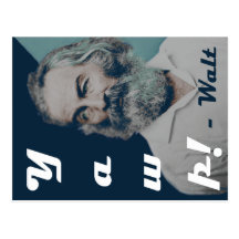 Walt Whitman-Postkarte