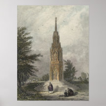 Waltham Kreuz, c.1820 Plakatdrucke