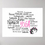 Wand-Kunst/Dekor für Yoga-Studio Plakat