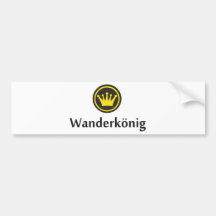 Wanderkönig Autoaufkleber