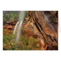 Wandern der Smaragdpool-Spur in Zion Staatsangehör Karte