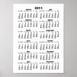 Wandkalender-Plakat-Druck 2011