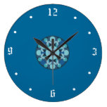 Wanduhr des Blaus