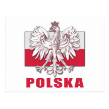 Wappen Polens Polska Postkarte