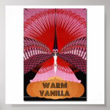 Warme Vanille Plakat