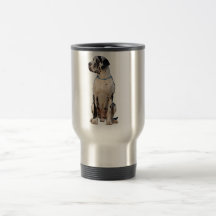 Warmhaltetasse MIT Doggen Aufdruck