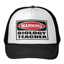 Warnender BIOLOGIE-LEHRER Hut Trucker Kappe