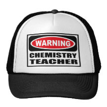 Warnender CHEMIE-LEHRER Hut Kult Kappen