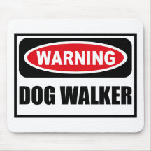 Warnender HUNDEwanderer Mousepad