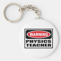 Warnender PHYSIK-LEHRER Schlüsselkette Schlüsselanhänger