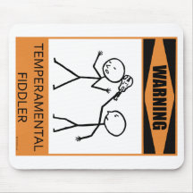 Warnender Temperamental Fiedler Mousepads
