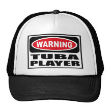 Warnender TUBA-SPIELER Hut Baseball Cap