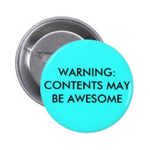 WARNING: INHALT KANN FANTASTISCH SEIN ANSTECKNADELBUTTONS
