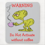 WARNING Mausunterlage Mauspad