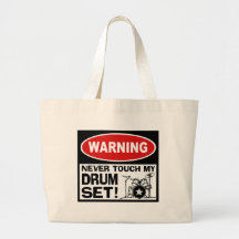 WARNING - TROMMELN LEINENTASCHE