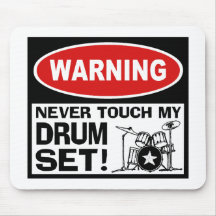 WARNING - TROMMELN MAUSPAD