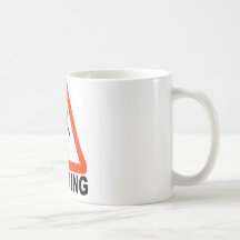 Warnung - ältere Überfahrt Kaffee Tasse